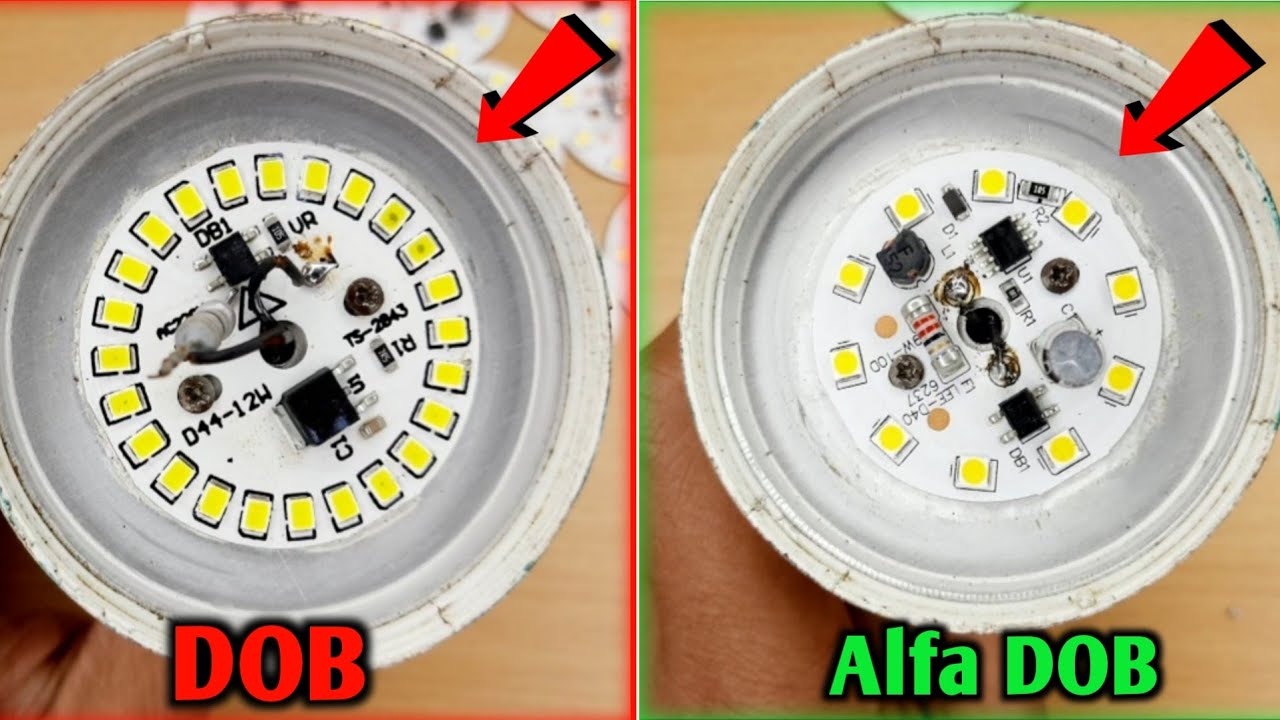 Alfa DOB Led Bulb Kaise banaye or DOB Bulb by @Electronicsproject99