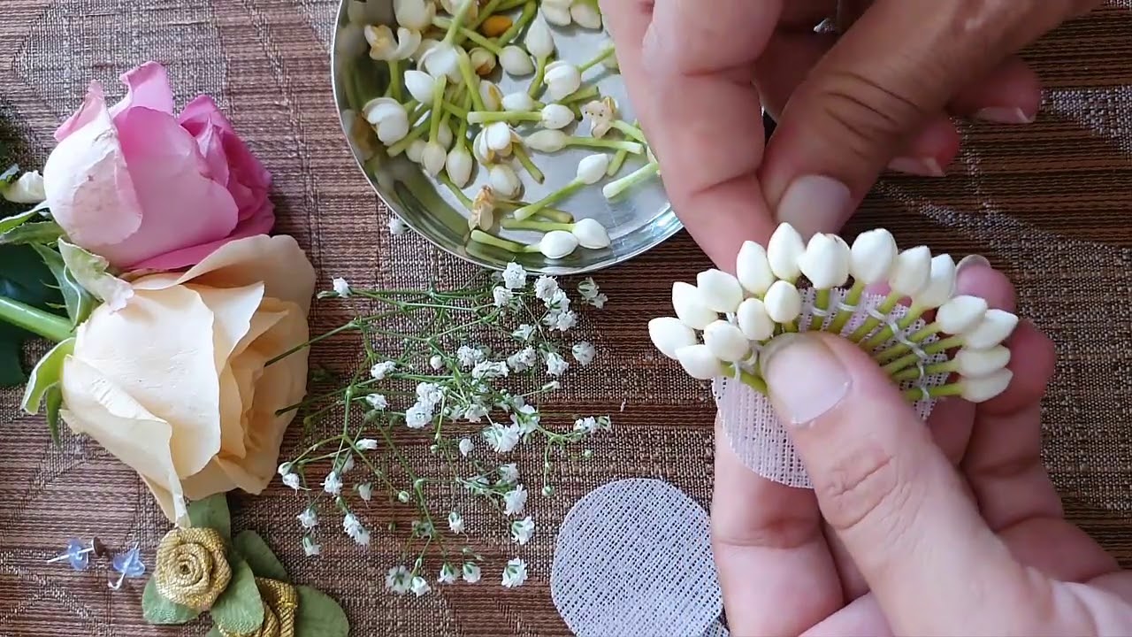 how to make real flower jewelry for mehndi and other fucntions new 2020 part || 2