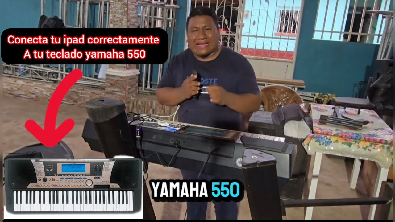 Como conectar un ipad a un Yamaha 550// Tutorial explicado// charly Gonzalez 👉 ➡️