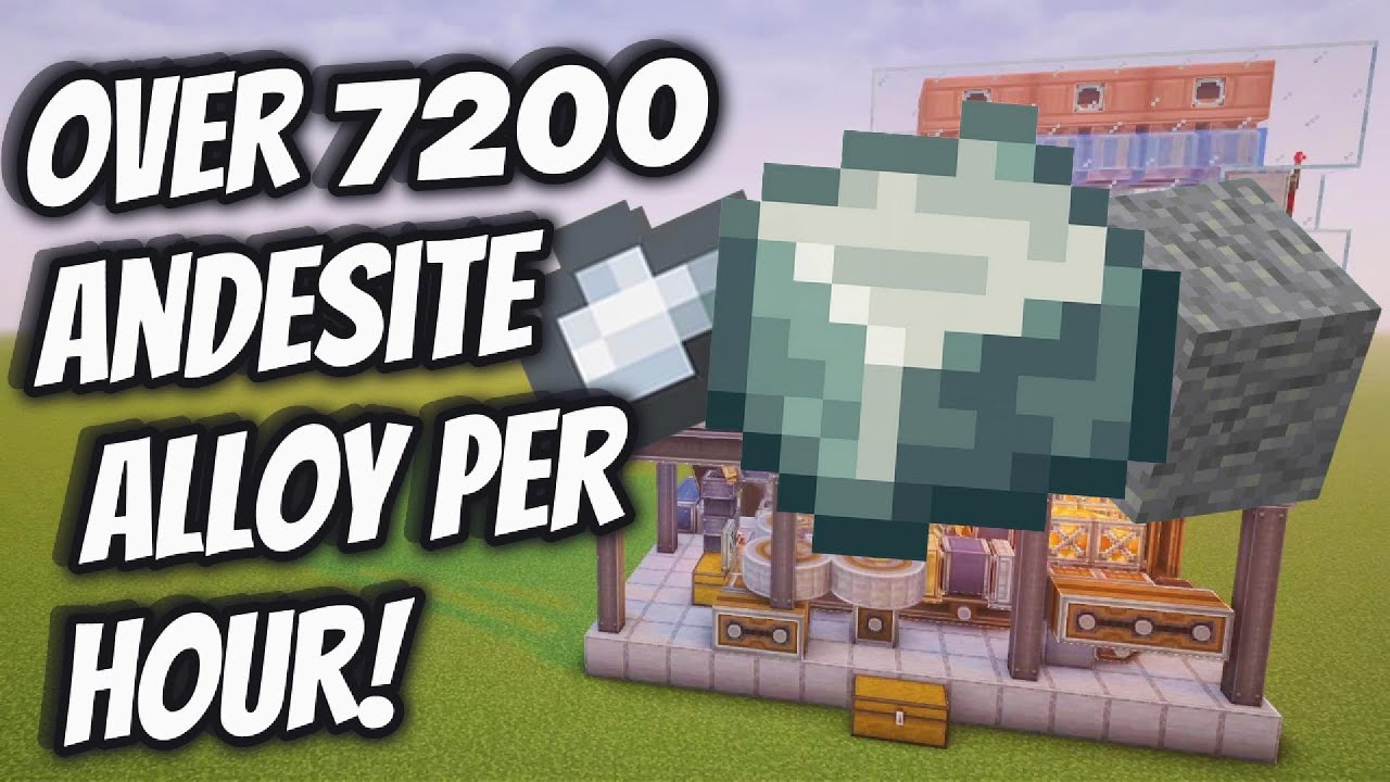 Build This INSANELY Fast Andesite Alloy Farm! | Minecraft Create Mod Tutorial