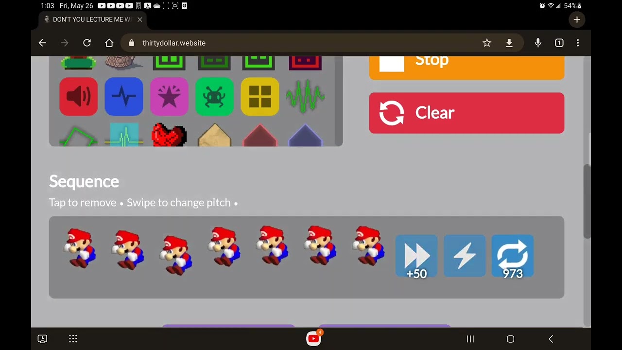 so I made this. (earrape and flashing lights)