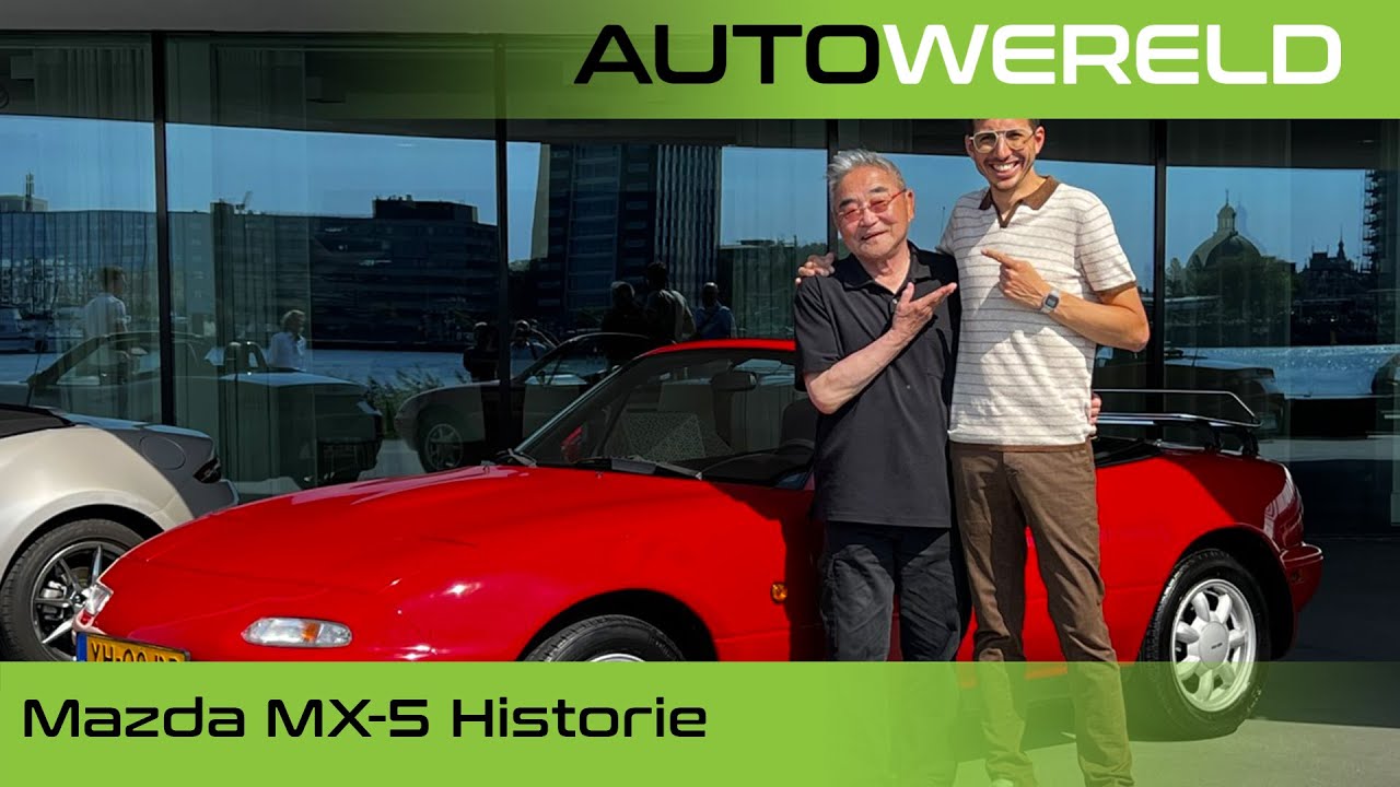 De historie van de Mazda MX-5 met de ontwerper van het eerste uur | Andreas Pol | RTL Autowereld