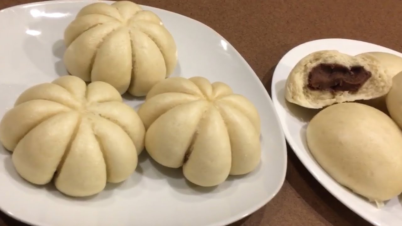 Steamed Buns With Red Bean || Bánh Bao Nhân Đậu Đỏ