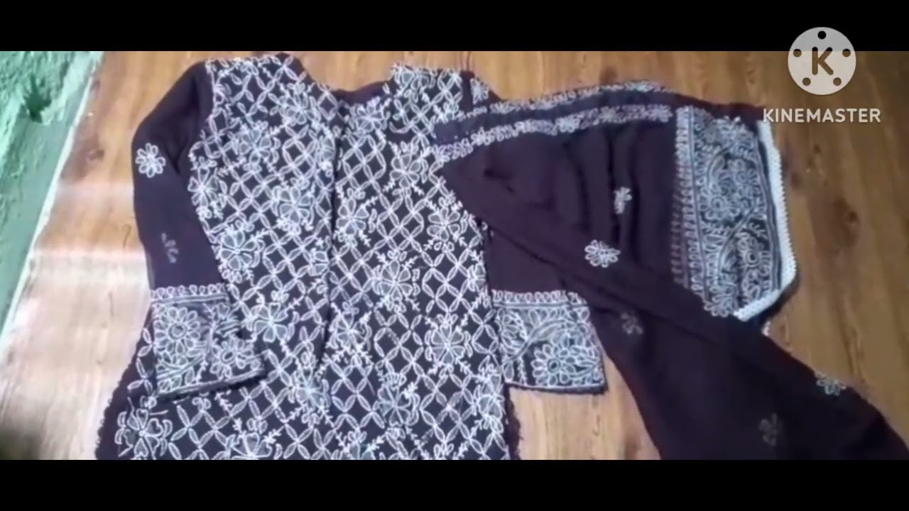 Shiffon fabric par machli tanka