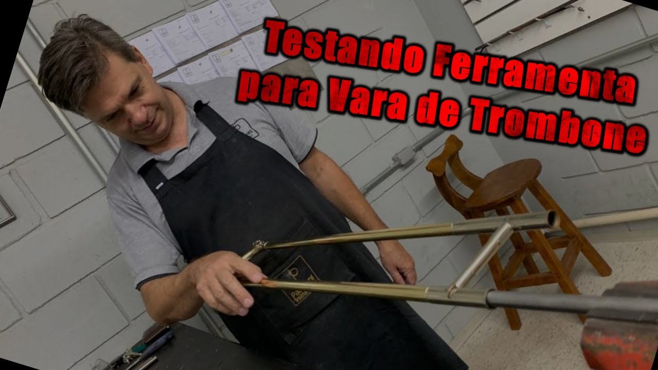 Testando Ferramenta para vara de Trombone | Padovani Music School