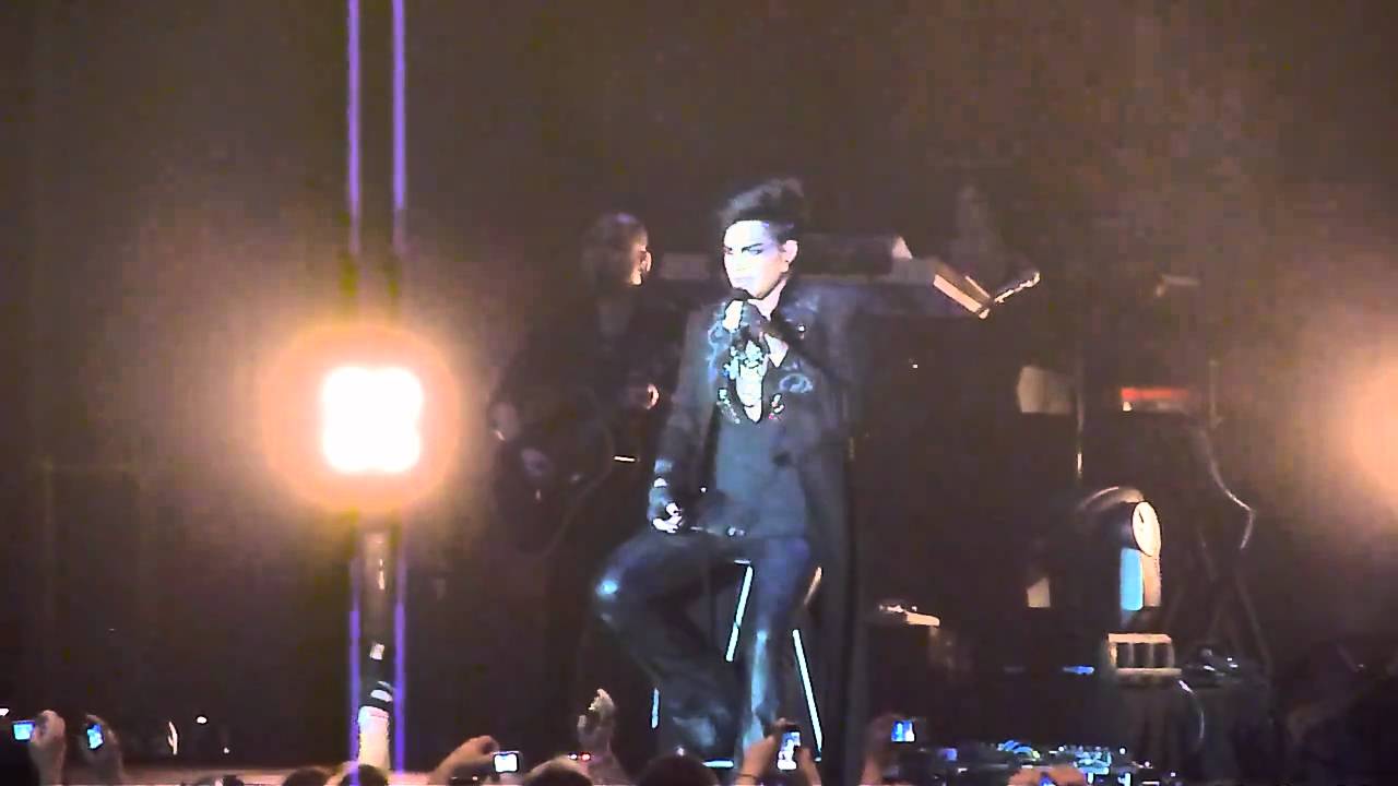 Adam Lambert song intro Auckland.wmv