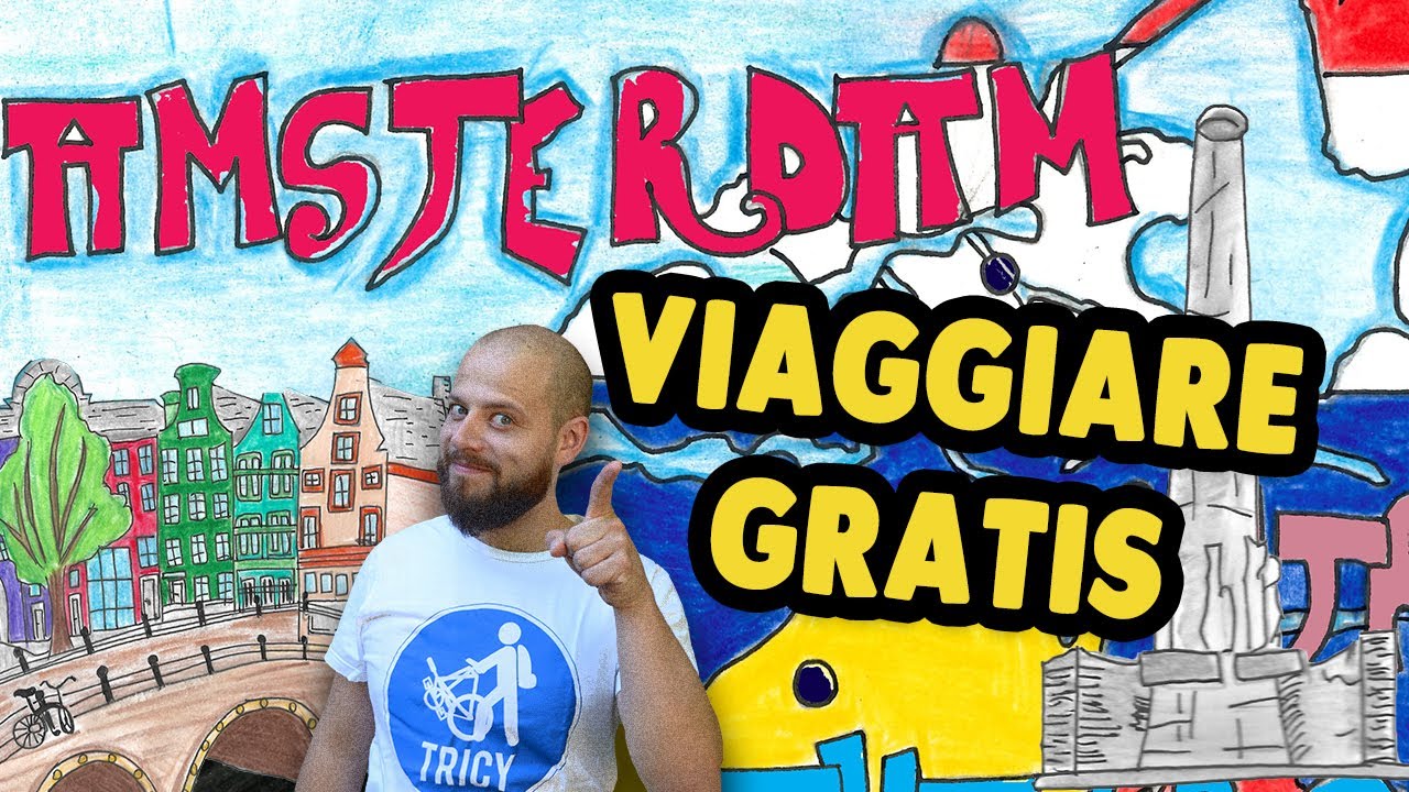 🇳🇱 OSPITE AD AMSTERDAM 🇳🇱 Come viaggiare gratis in Europa