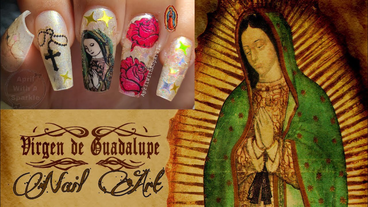 Virgen de Guadalupe | Nail Art | Stamping