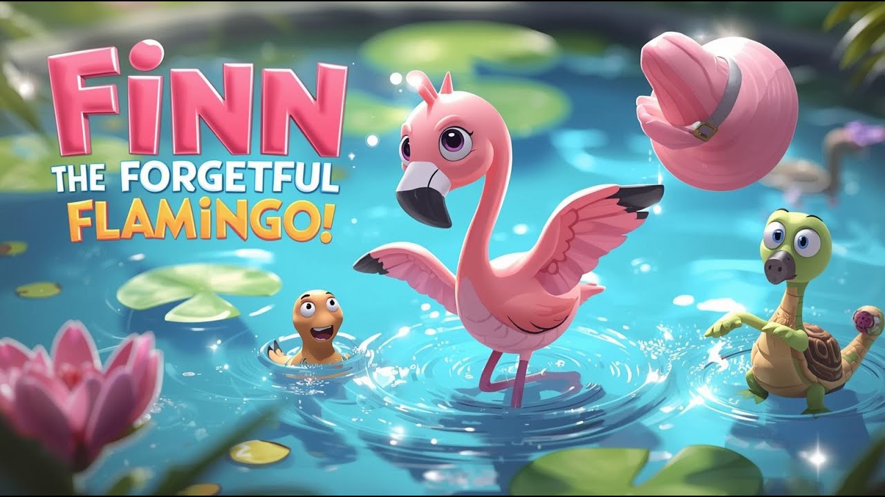 Finn the Forgetful Flamingo 🦩💦 | Fun Kids Story About Friendship