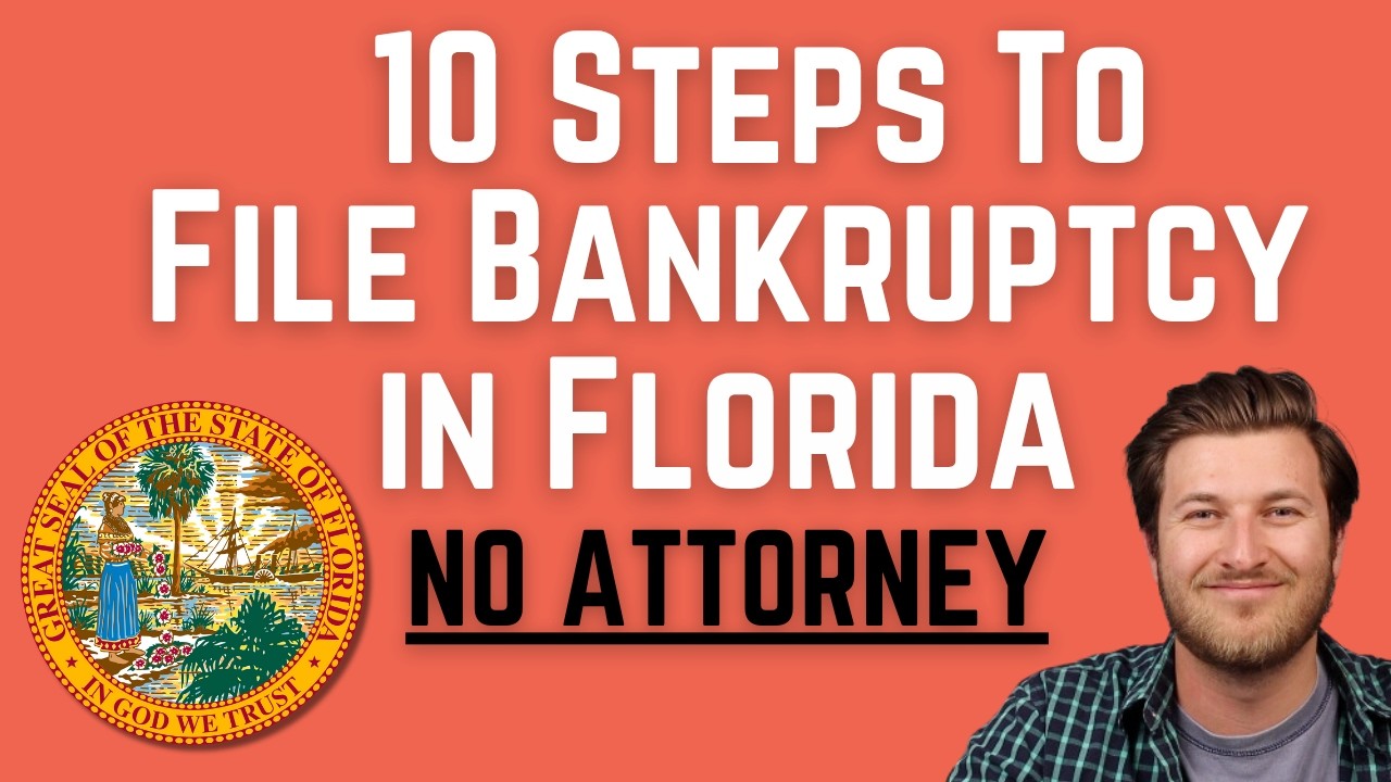 How to File Bankruptcy in Florida Without An Attorney