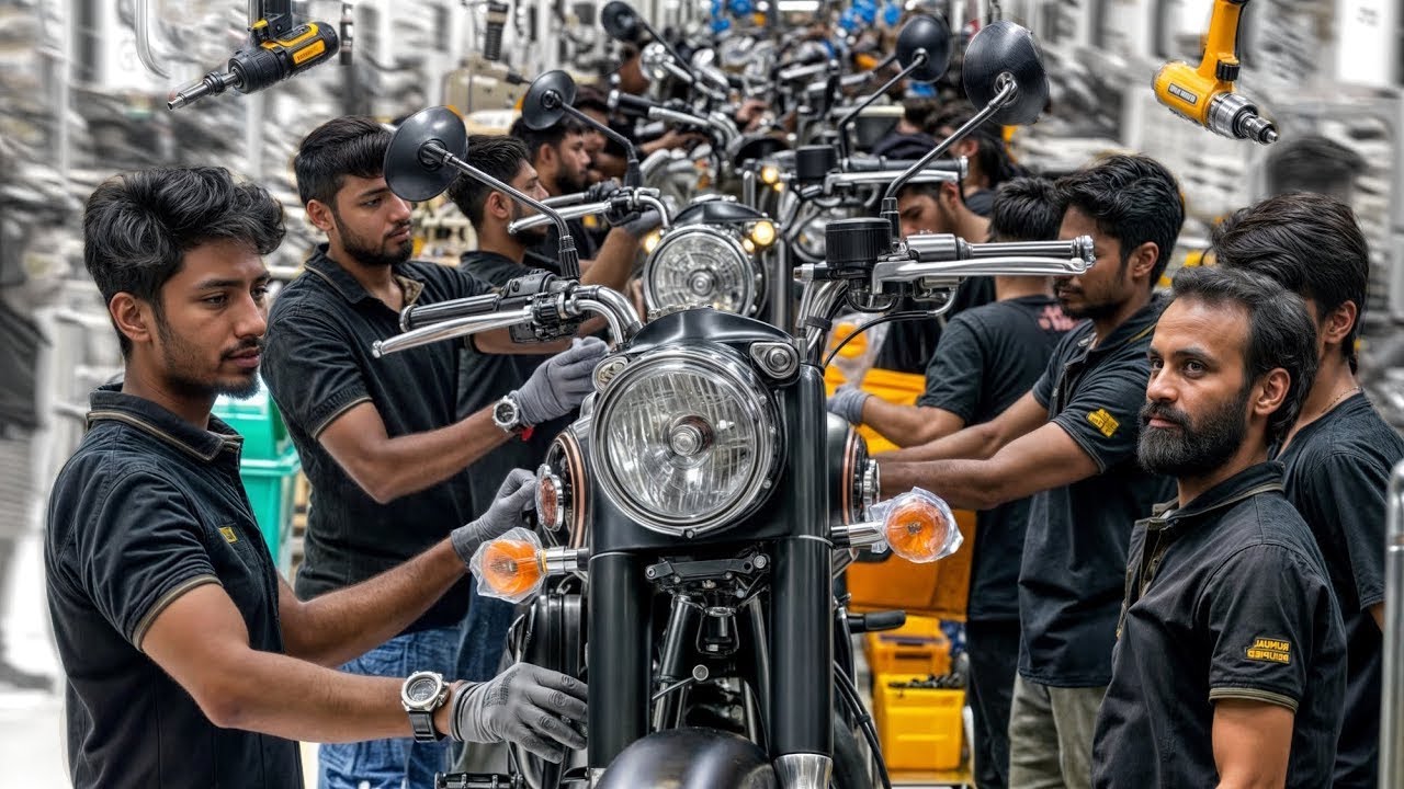 Royal Enfield Factory tour - Manufacturing process - Inside Indian Motorcycle plant in Chennai