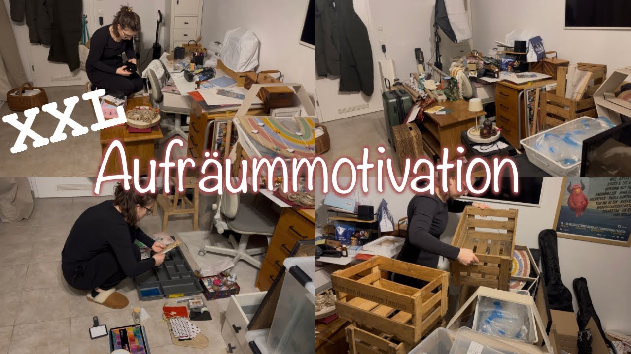 XXL AUFRÄUMMOTIVATION — endlich hab ich mich aufgerafft die Chaosecke im Keller aufzuräumen..
