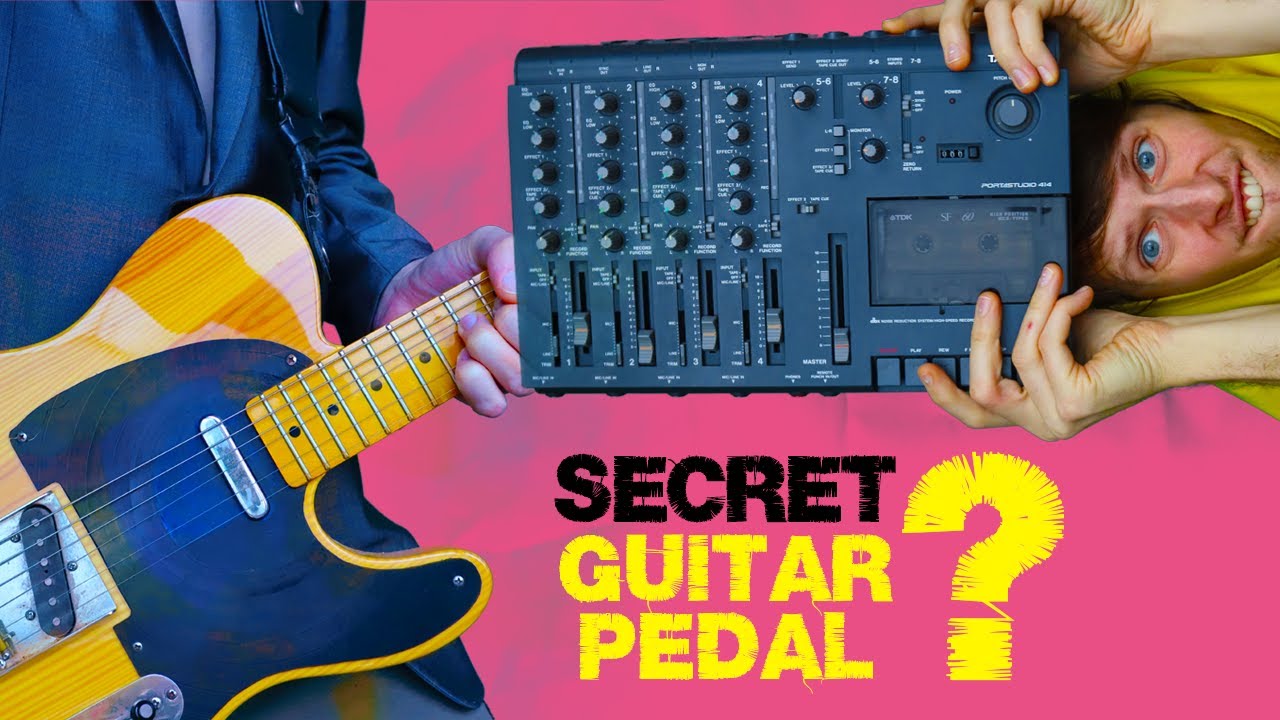 How to Use 4 TRACK Cassette Tape RECORDER as a GUITAR PEDAL (Epic Fuzz)