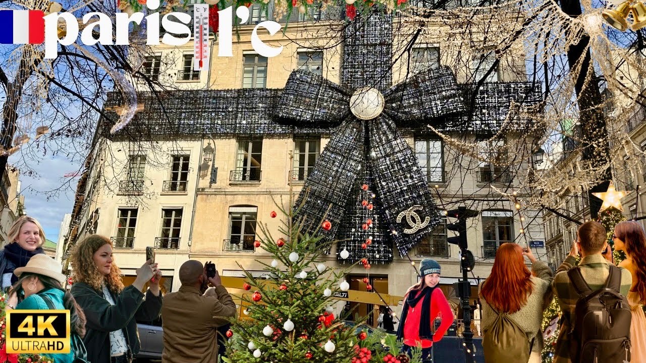 19 November 2025 PARIS🇫🇷 FRANCE 4KHDR 1•c 🌡️🩷💚💜✨WALK CITY WALK | EARLY CHRISTMAS TOUR PARIS CHRISTMA
