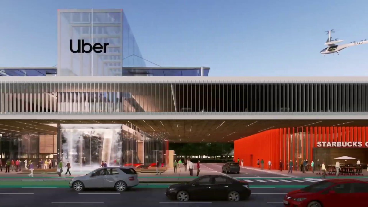 Uber Air Skyport design concept by Humphreys & Partners Architects