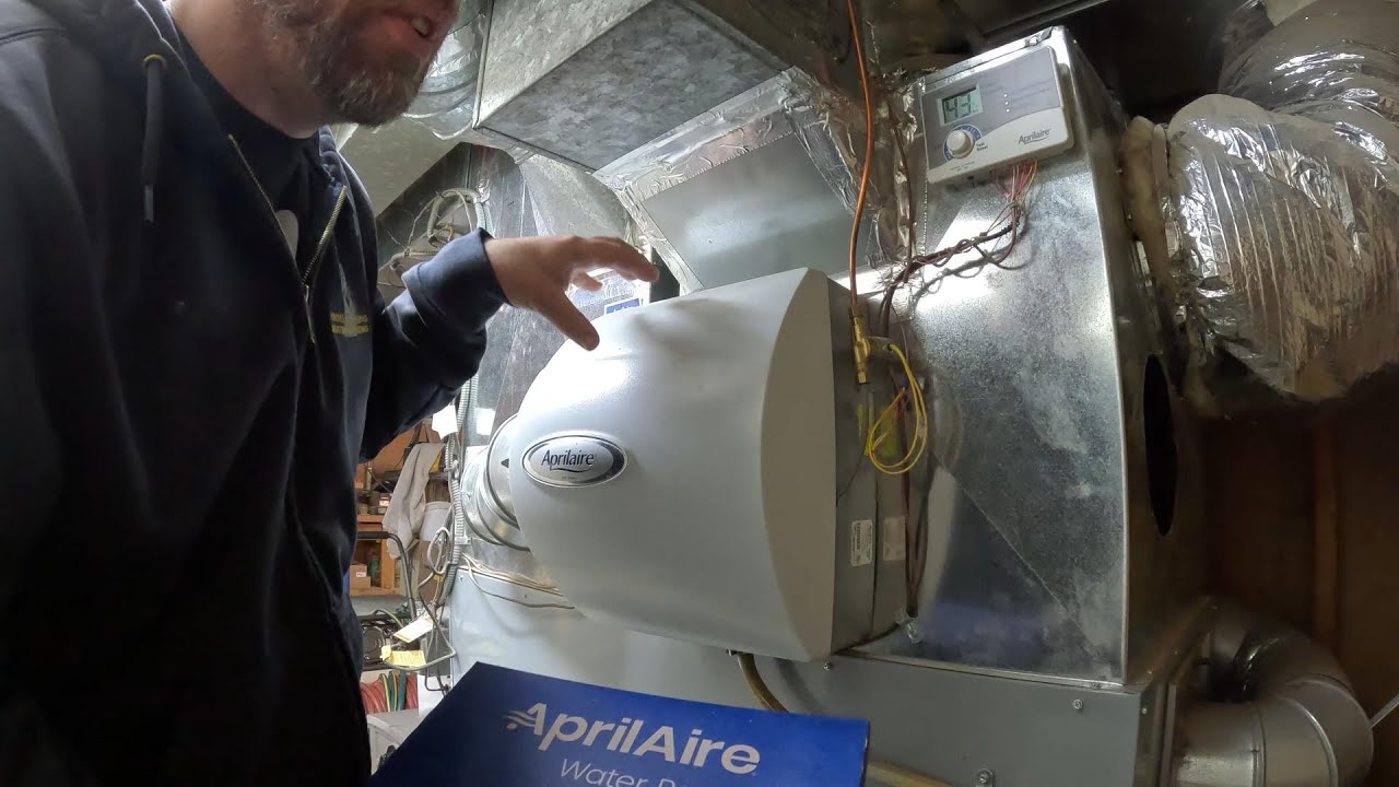 Замена фильтра в водяной панели увлажнителя воздуха Aprilair модели 600 (ссылка в описании)