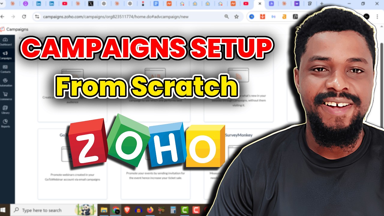 Zoho Campaigns Tutorial for Beginners – How to Set Up Email Marketing From Scratch (Step by Step)
