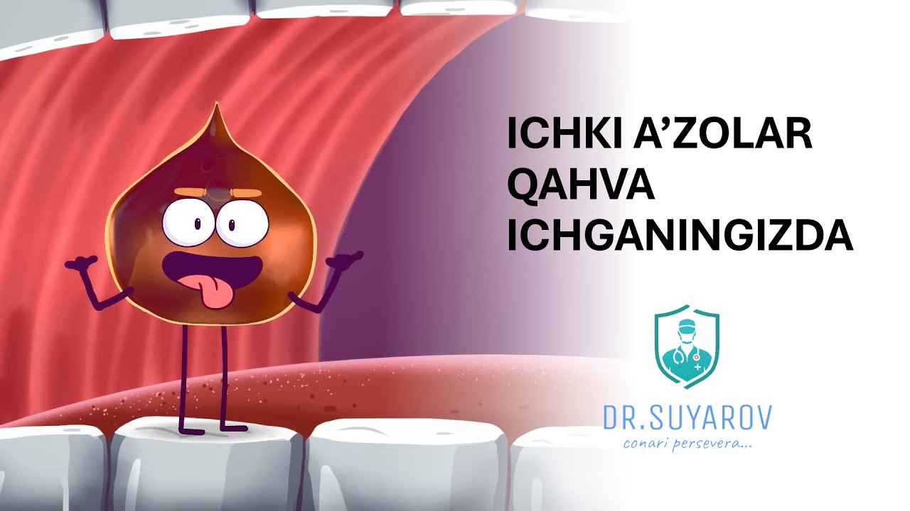 Ichki a'zolar Qahva ichganingizda
