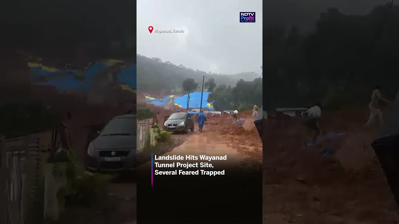 Wayanad Landslide: Landslide Hits Wayanad Tunnel Project Site, Several Feared Trapped