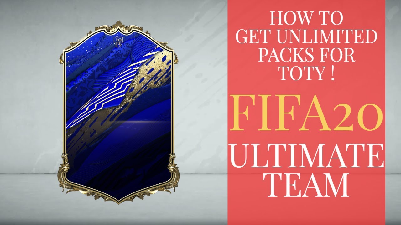 HOW TO GET UNLIMITED FREE PACKS FOR TOTY ON FIFA 20 ULTIMATE TEAM! - FUT 20