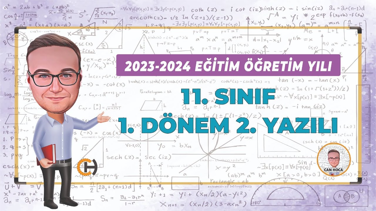 11.Sınıf Matematik 1.Dönem 2.Yazılı Konu Özetli Hazırlık Çalışması | 2024 | Ücretsiz PDF