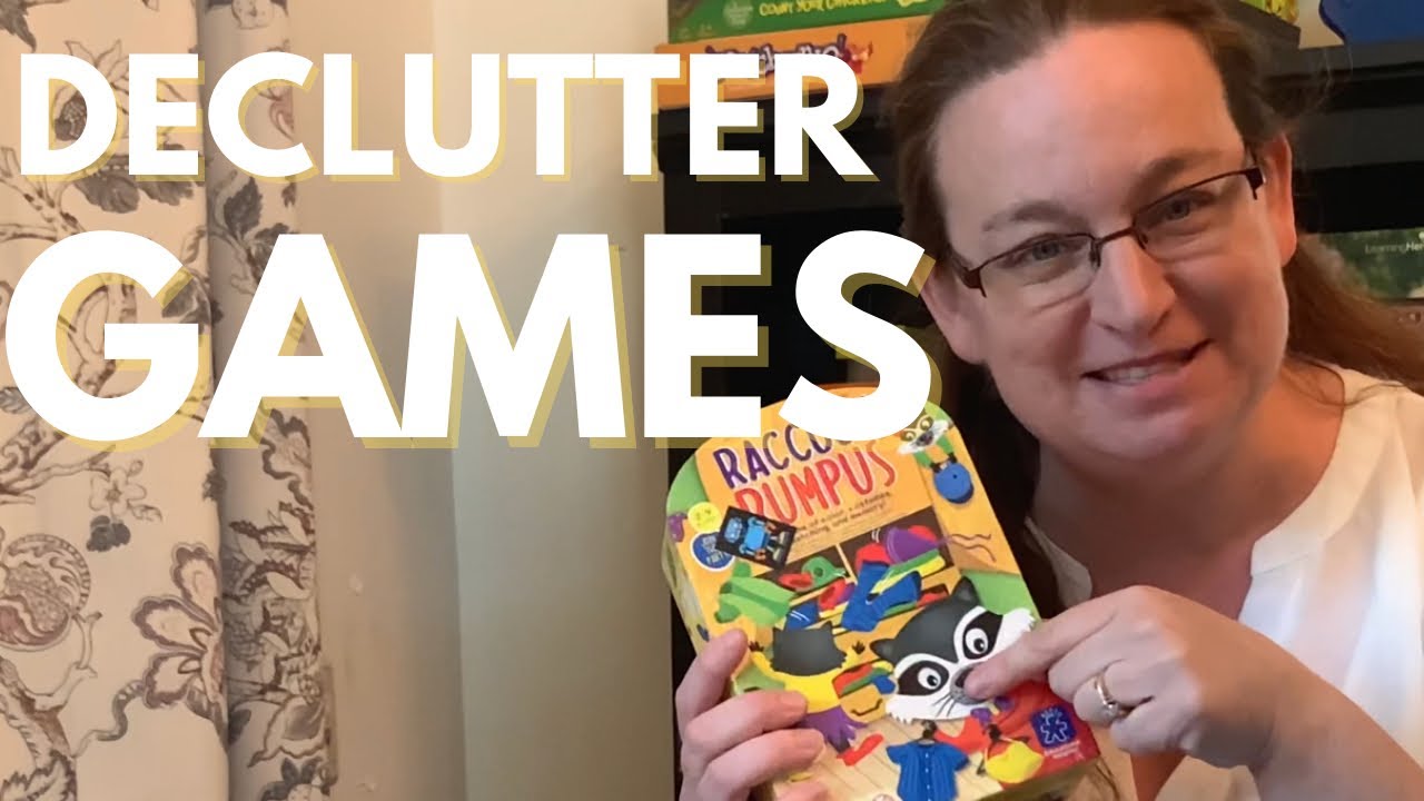 Decluttering and Organizing BOARD GAMES