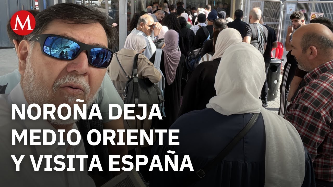 Fernández Noroña terminó su viaje en Palestina, fue captado en España