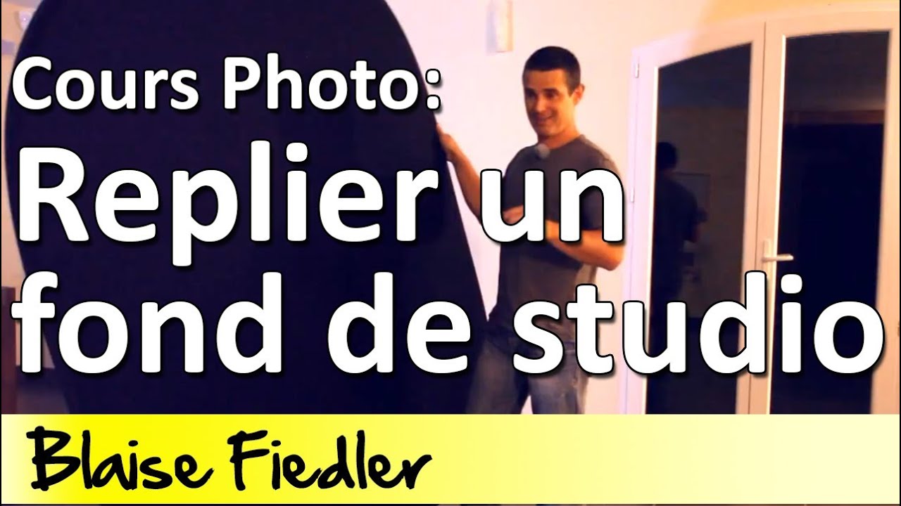 Cours Photo Gratuit 7.06 - Comment replier un fond de studio portable