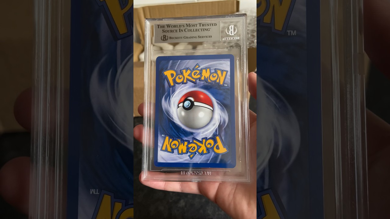 Pokemon Beckett Grading Return! $700 1st Edition Pok&eacute;mon Card😮