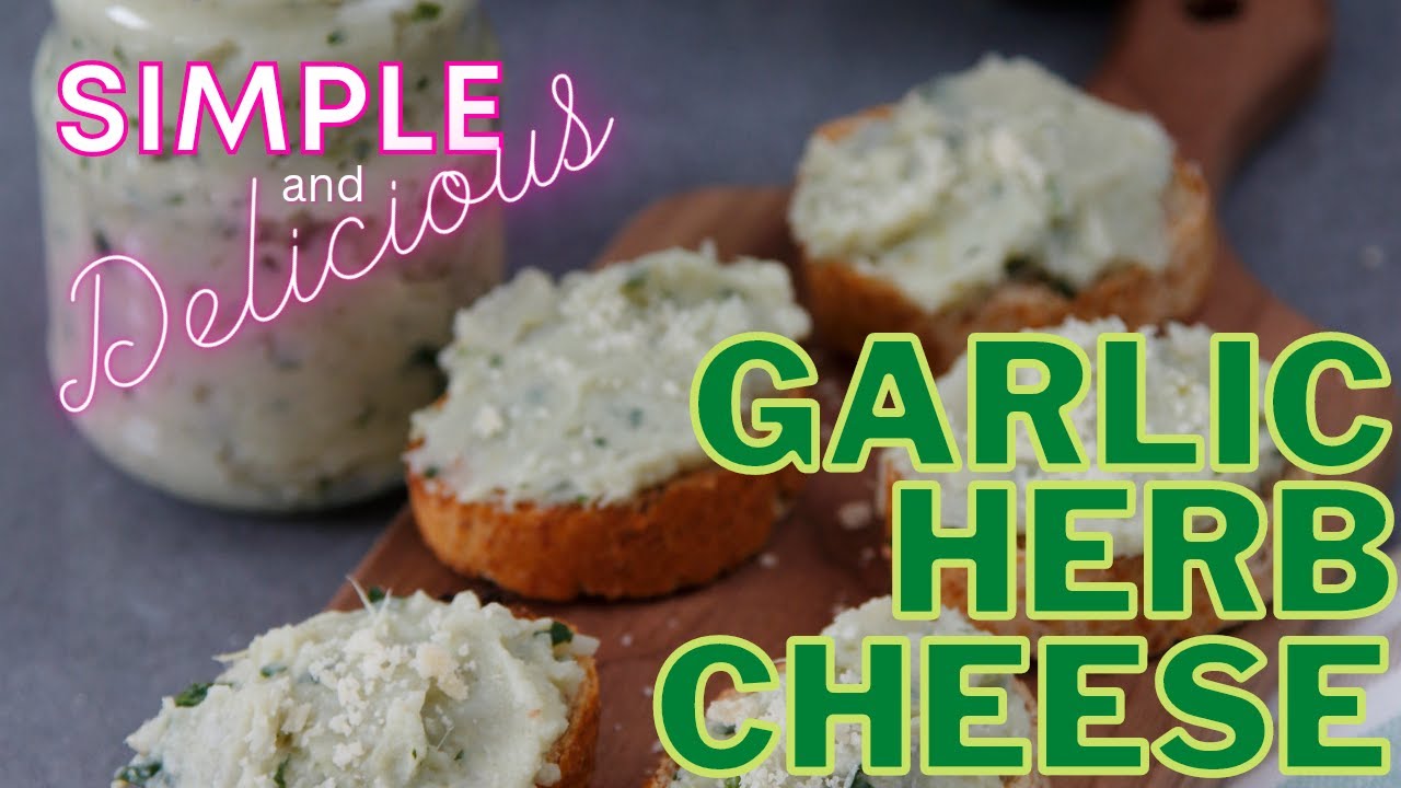 Boursin Cheese Copycat | Garlic Herb Cheese Spread