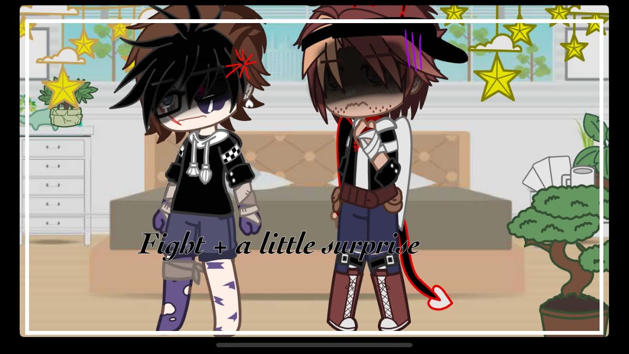 Fight + a little surprise  -my au- .Michael x Mason. - re upload -
