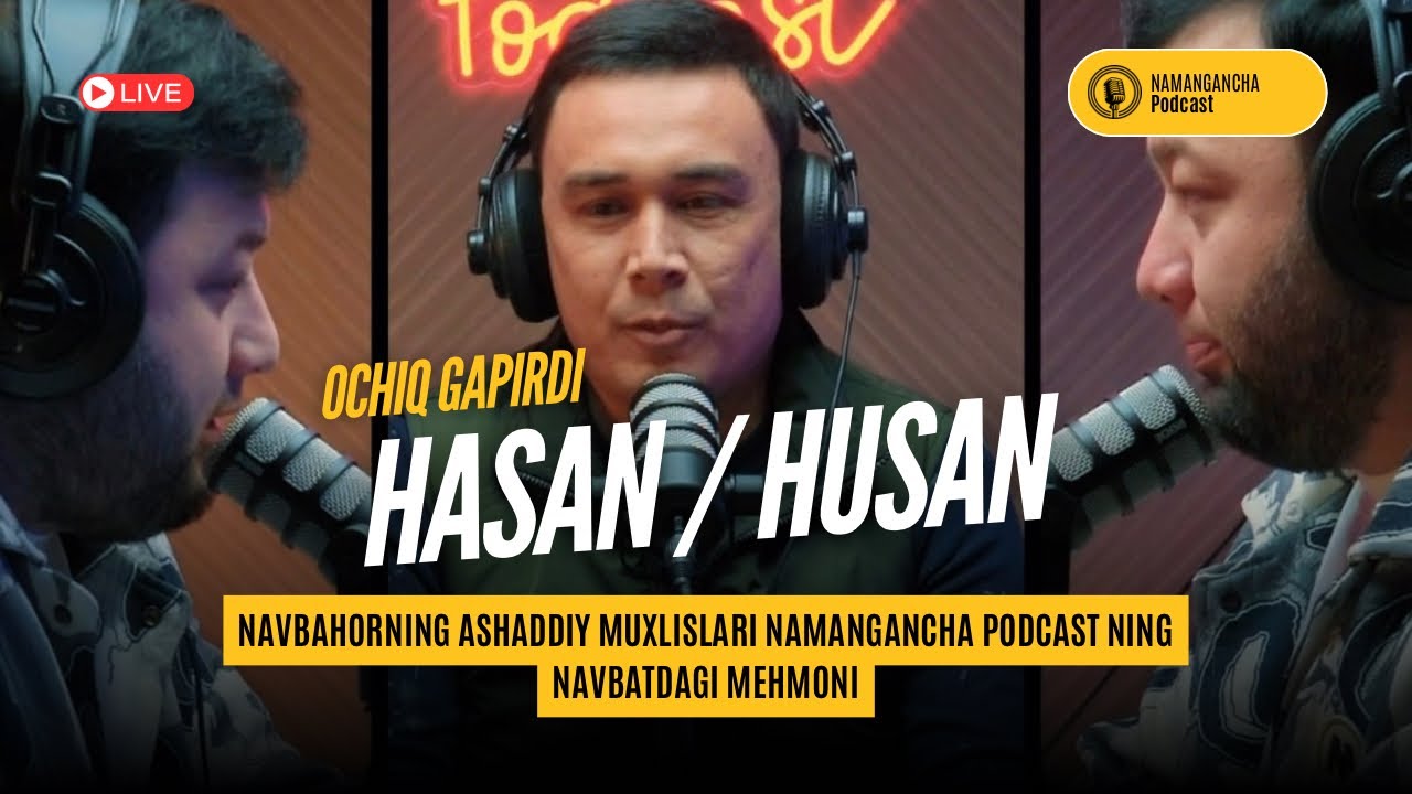 NAVBAHOR MUHLISI HASAN VA HUSAN XAMASIN OCHIQ GAPIRDI