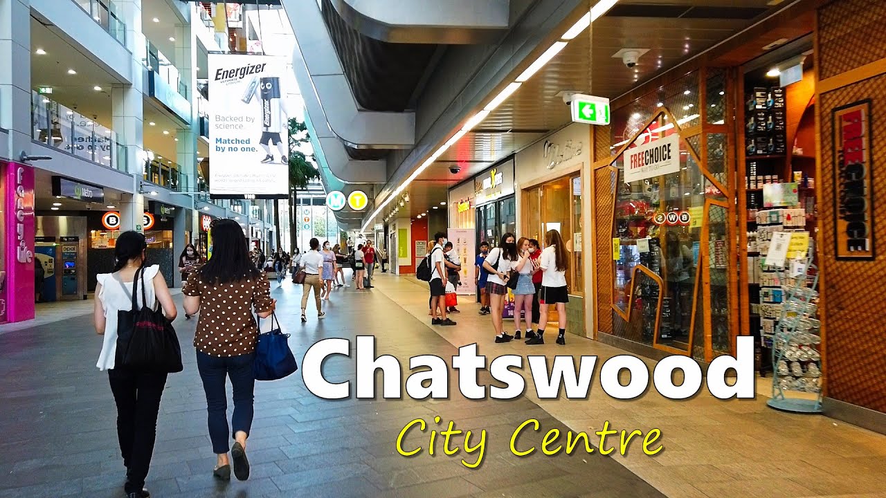 Sydney Chatswood City Centre Walk : Chatswood Interchange + Victoria Ave Shopping Street