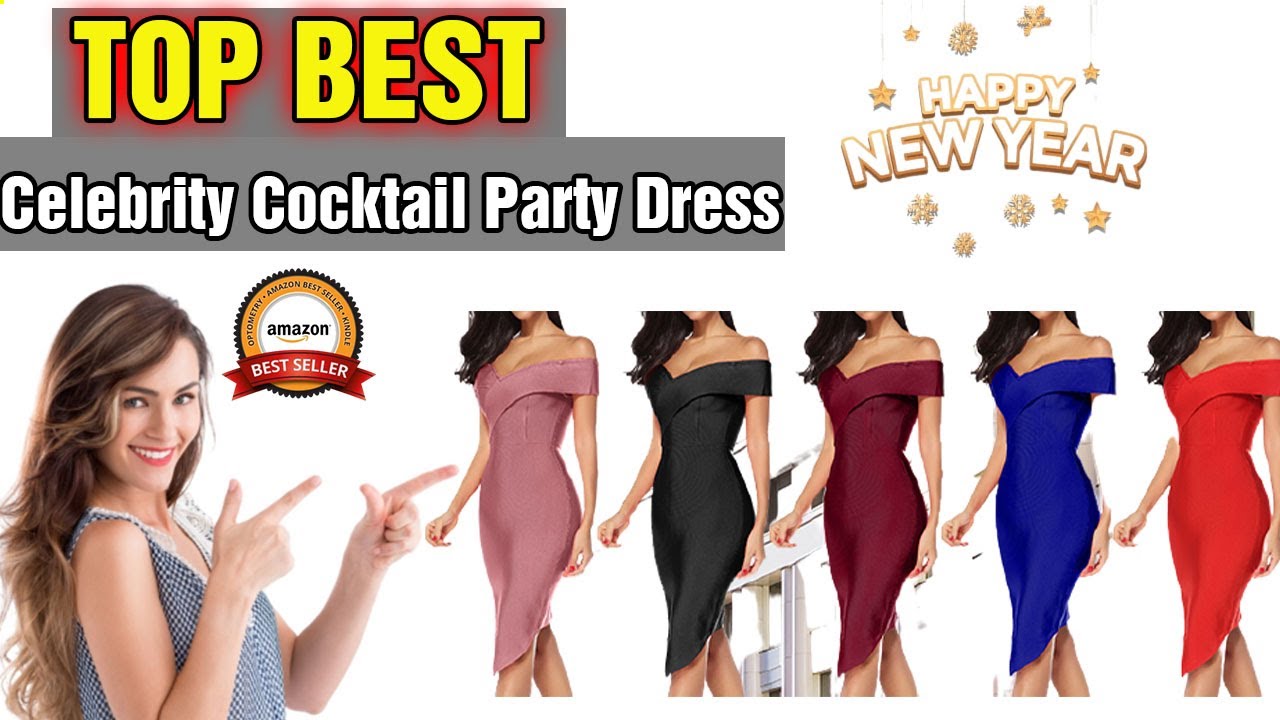 ✅Top Best New Year eve Party Dress - Celebrity Cocktail Party Outfit 2021
