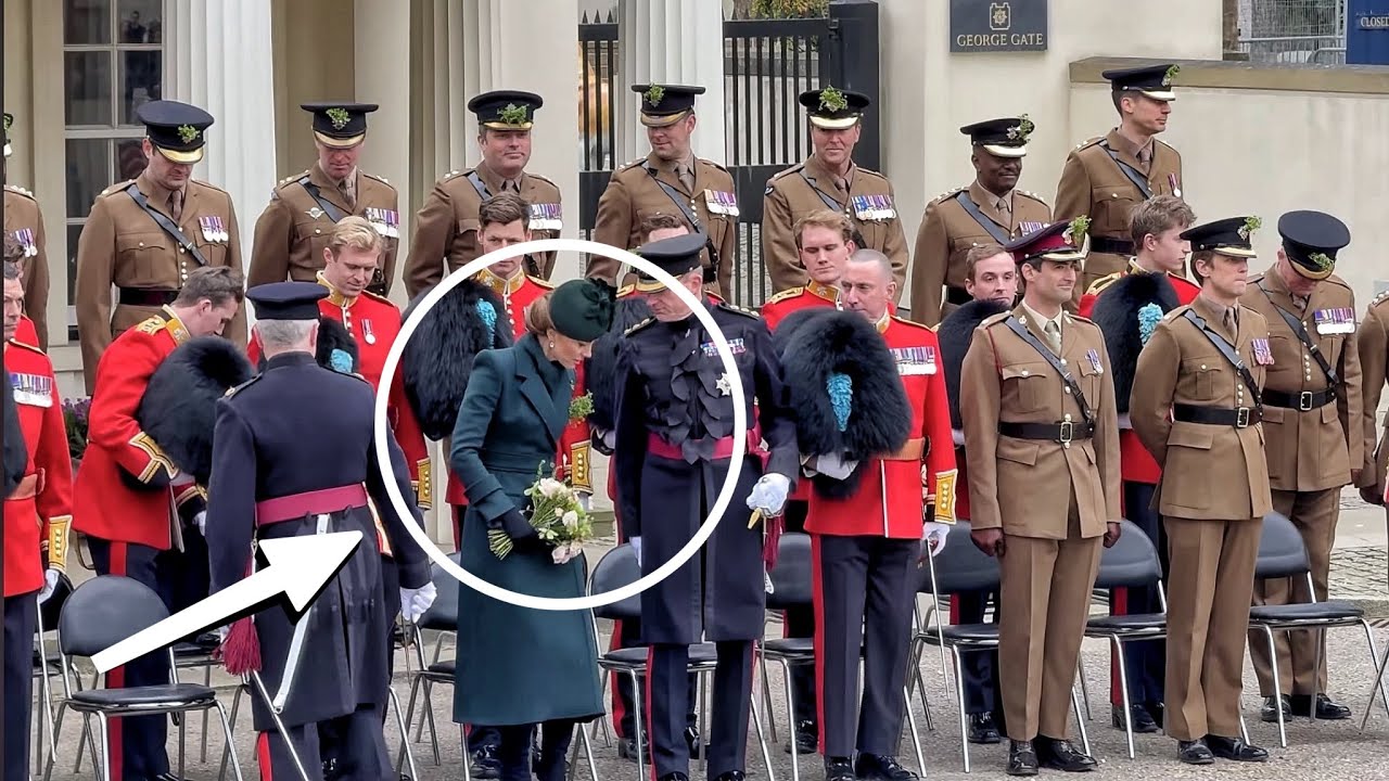 Princess Kate Shines in Stunning Photo Op with Irish Guards