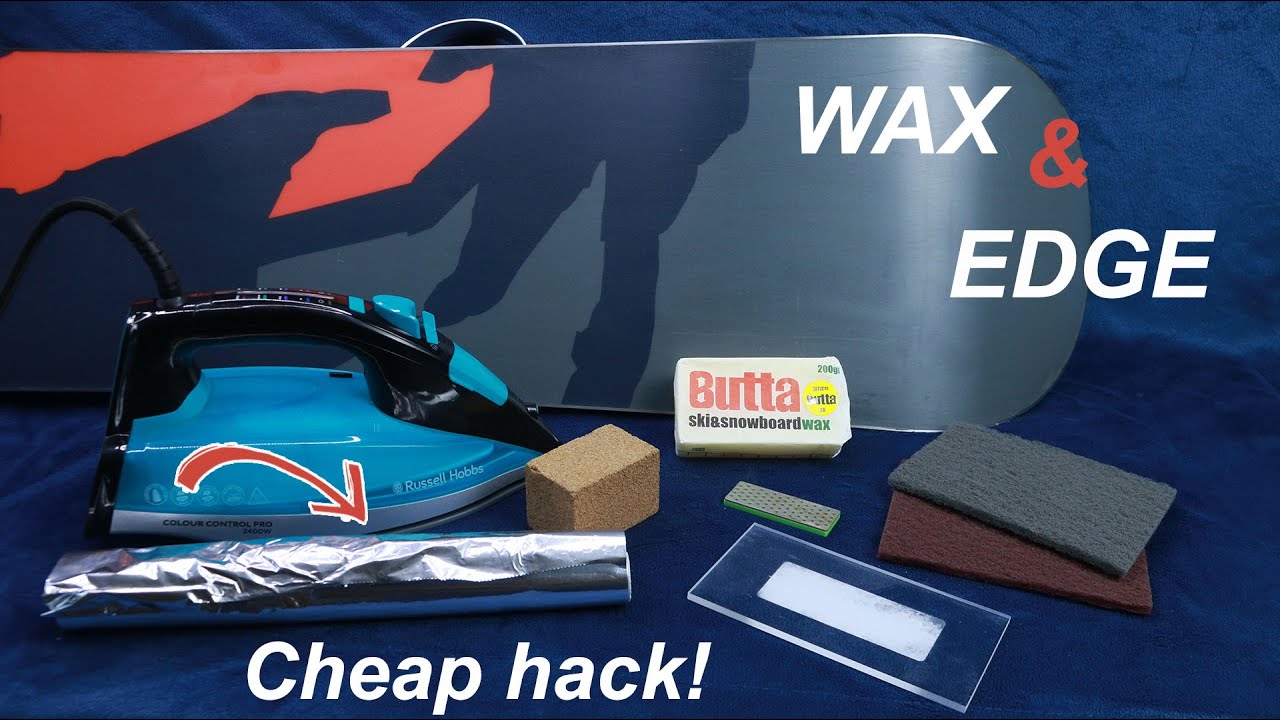 How to Wax a Snowboard (without ruining your clothes iron!) and Tune the Edge