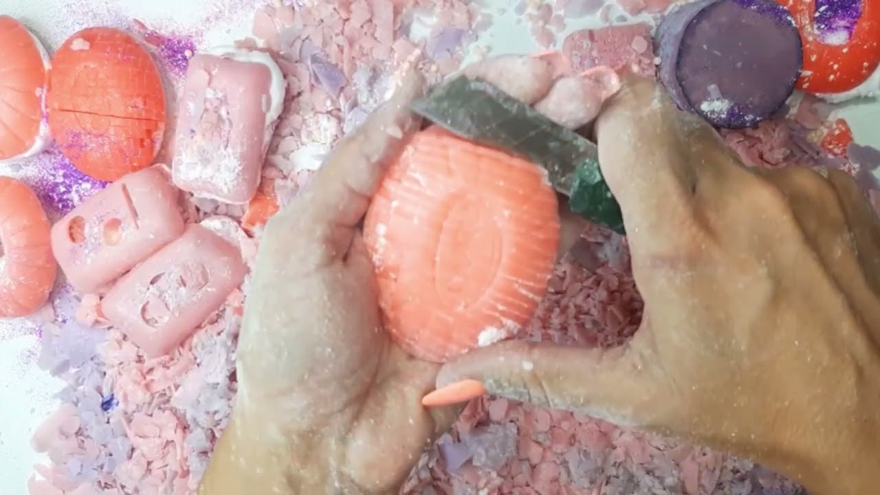 Purple Crackles ASMR #soap #soapbox #like #asmr #relaxing #viral