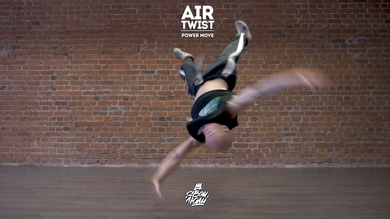 21. Air twist (Power move) | Видео уроки брейк данс от 