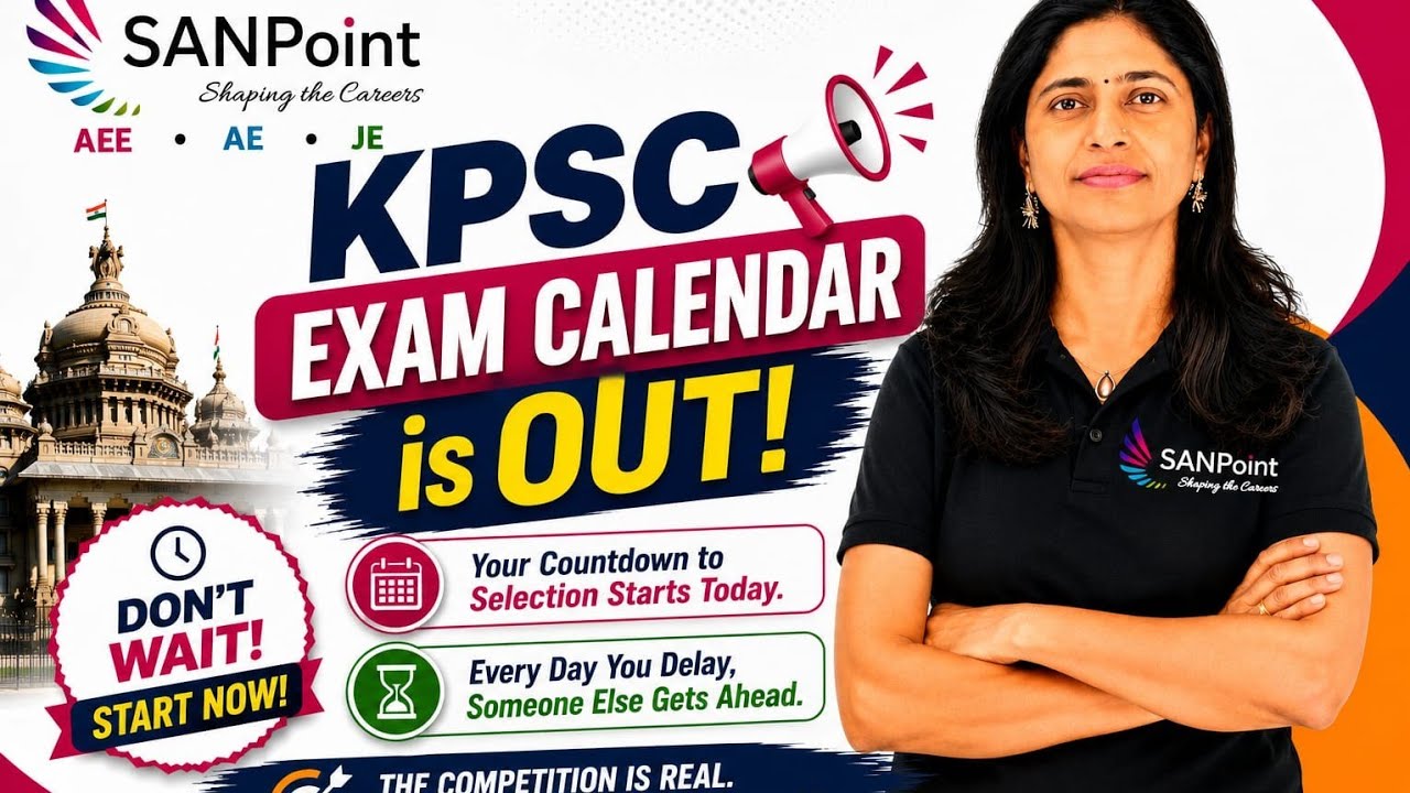 2026 KPSC Schedule Update | New Civil Engg Notifications Coming Soon | SANPoint Academy