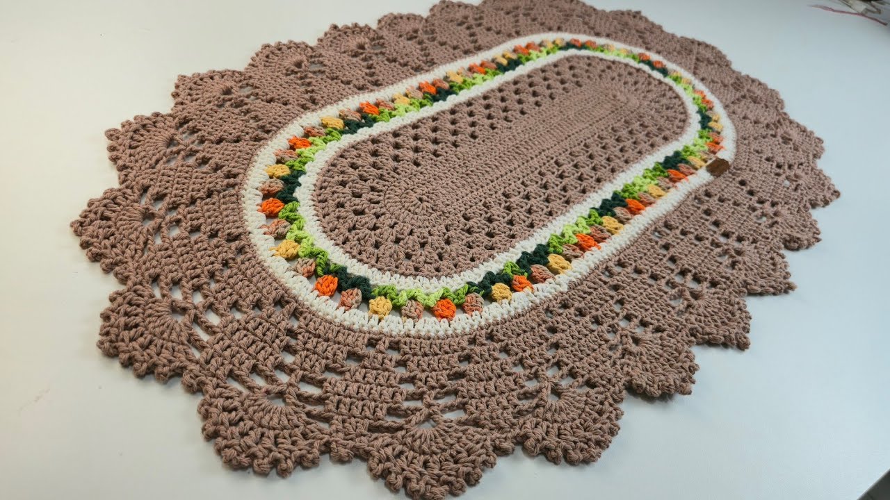 TAPETE, SERENA PASSA A PASSO COMPLETO #croche #crochet #samilacroche 