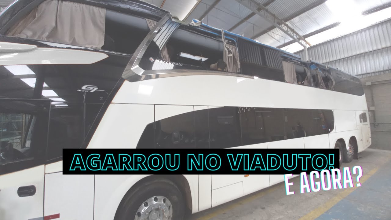 Agarrou no viaduto: tem salvação?  | Marcopolo Paradiso 1800 DD New G7