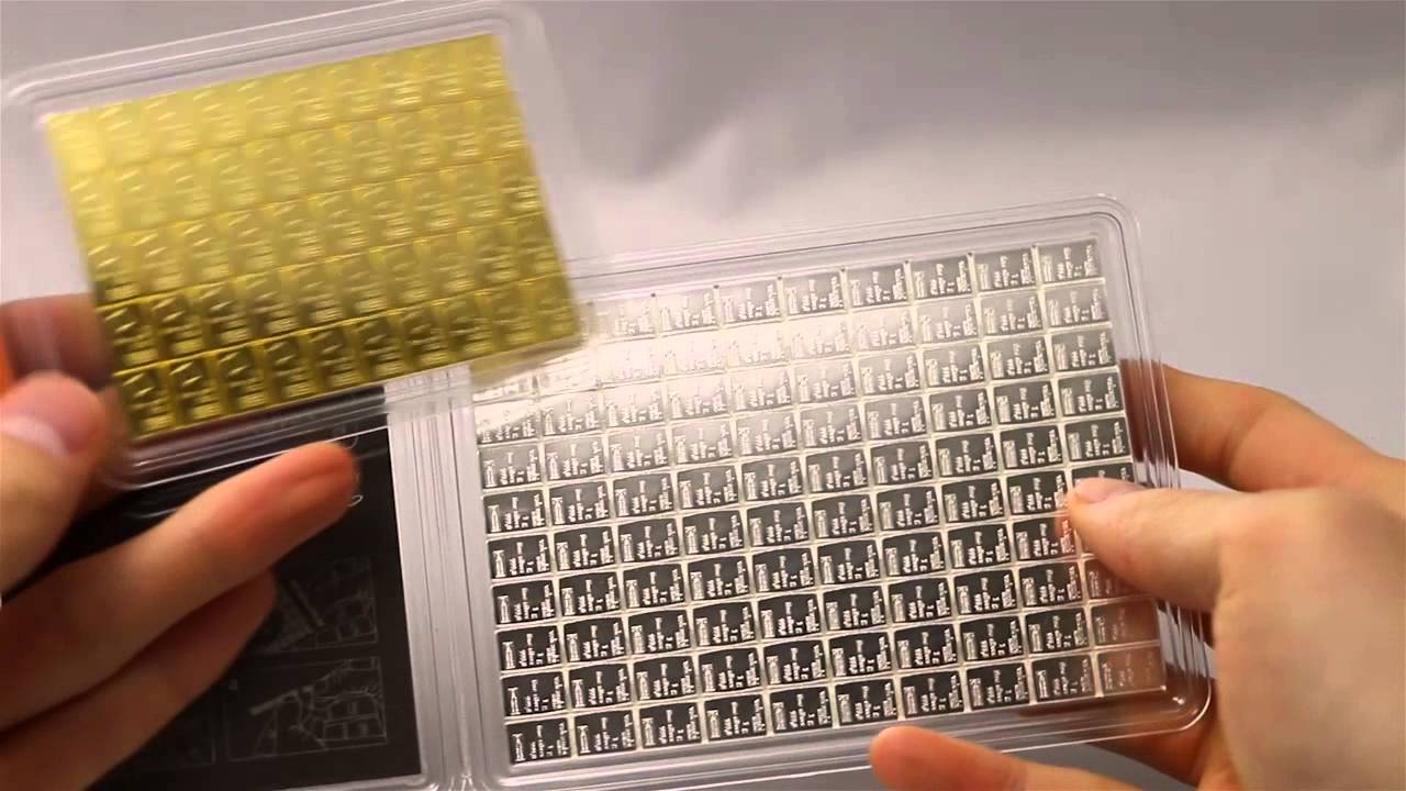 Valcambi Silver Combibar vs Gold Combibar