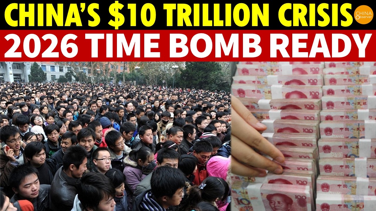 China Faces $10 Trillion Crisis, Civil Servants Fear No Salaries, Time Bomb Set to Explode in 2026
