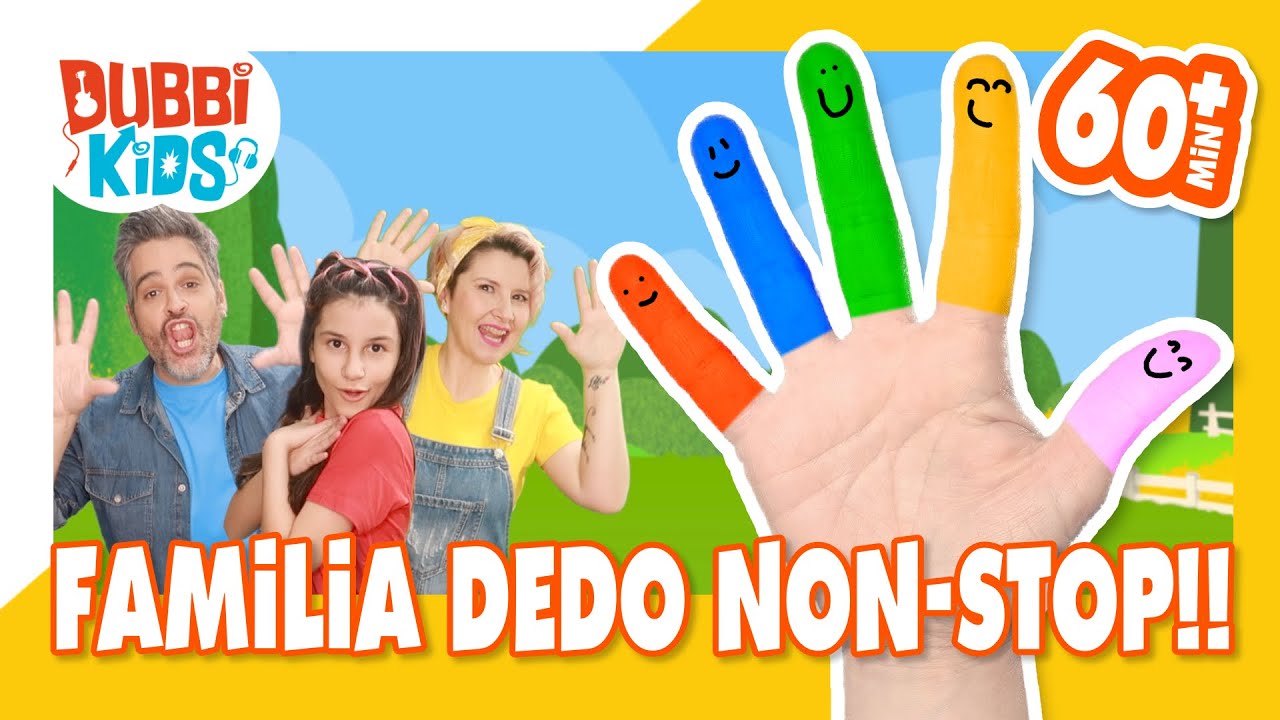 CANCIONES FAMILIA DEDO | 60 minutos con Dubbi Kids | Canciones Infantiles