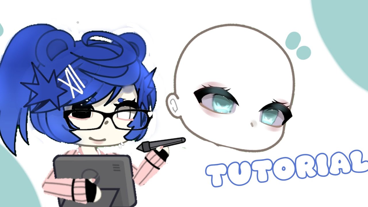 Tutorial do olho gacha life fácil 💤 duração pra fazer 16min☝️