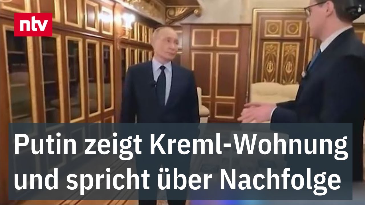 Putin zeigt Kreml-Wohnung und spricht über Nachfolge - Seltene Bilder und eine Überraschung
