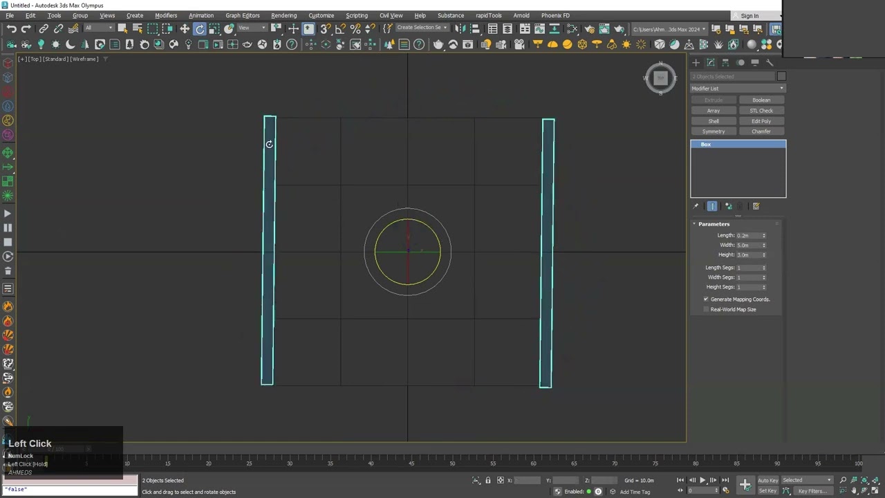 008 | MODELING SERIES ON CREATING A ROOM USING STANDARD PRIMITIVES | INSTANCE OBJECTS | ANGLE SNAP