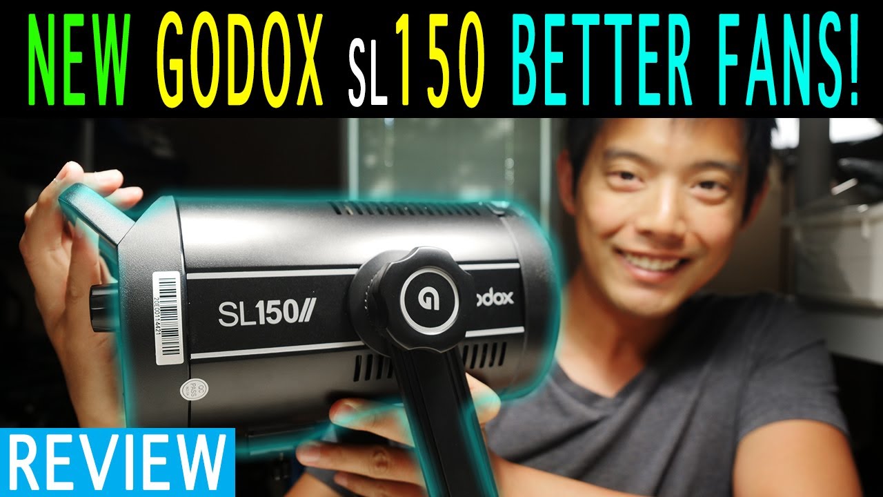 New Godox SL150w version 2 Review | Quieter Fan | Silent Fan Off Mode