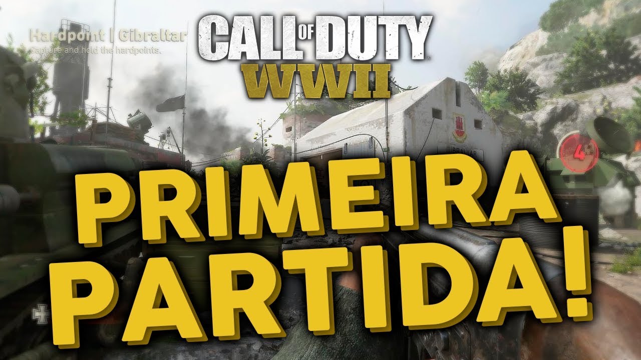 PRIMEIRA GAMEPLAY AO VIVO! | Call of Duty: WWII
