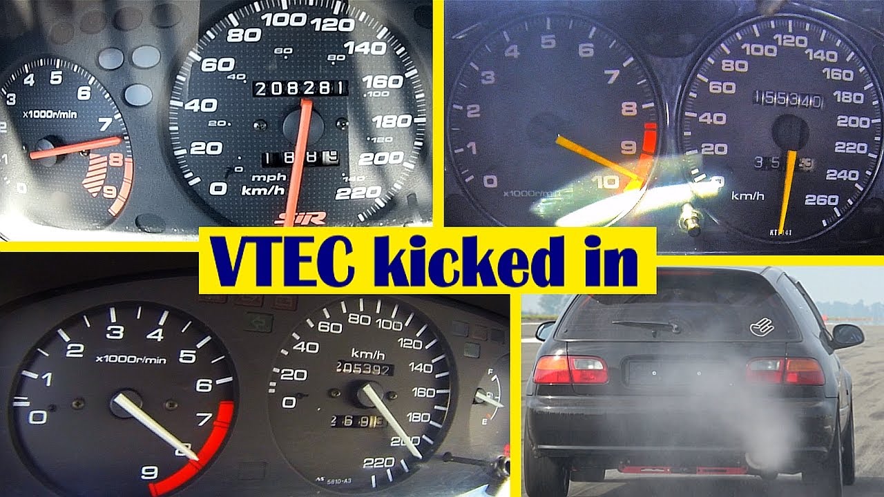 Best of Honda VTEC Turbo / Type R  Acceleration & Sound -  Compilation vtec kicked in yo